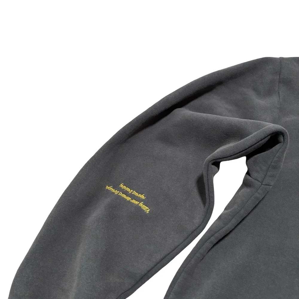 NWT Kill Crew Men's Oversized Luxury Collection Script Hoodie Size L 25 x 29 - Picture 3 of 5